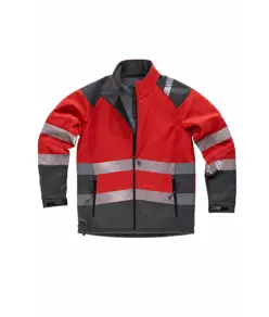 Softshell bande rifrangenti discontinue Workteam