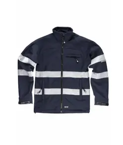 Softshell bande rifrangenti Workteam