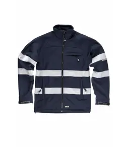 Softshell bande rifrangenti Workteam