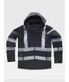 Softshell con cappuccio bande rifrangenti discontinue Workteam