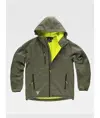 Softshell con cappuccio e zip intera Workteam
