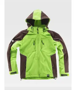 SOFTSHELL CON CAPPUCCIO E ZIP INTERA Workteam