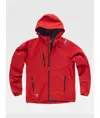 Softshell con cappuccio e zip intera Workteam