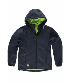 Softshell con cappuccio e zip intera Workteam