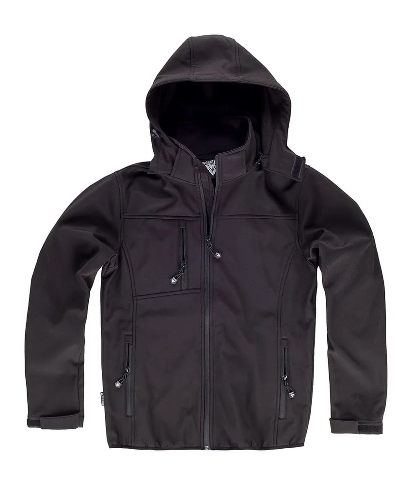 SOFTSHELL CON CAPPUCCIO STACCABILE Workteam