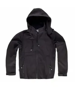 Softshell con cappuccio staccabile Workteam