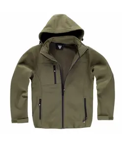 Softshell con cappuccio staccabile Workteam