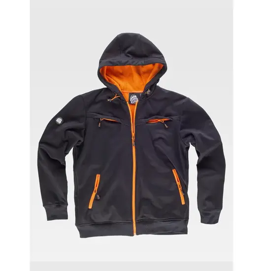 Softshell con cappuccio unisex Workteam