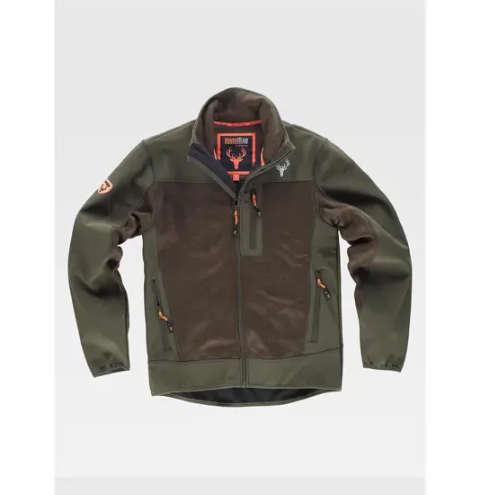 Softshell con inserti tessuto canete - caccia Workteam