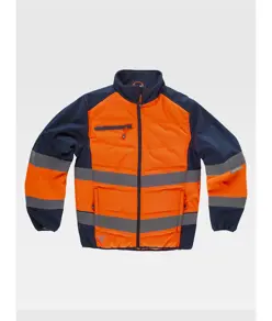 Softshell con sezioni imbottite alta visibilita classe 1 Workteam