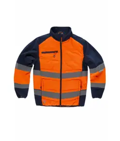 Softshell con sezioni imbottite alta visibilita classe 1 Workteam