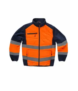 Softshell con sezioni imbottite alta visibilita classe 1 Workteam