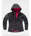 Softshell donna con cappuccio e zip intera Workteam