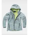 Softshell donna con cappuccio e zip intera Workteam