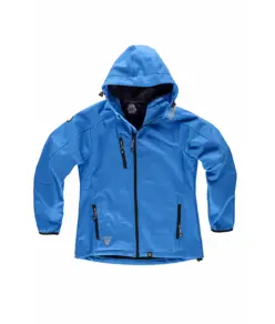 Softshell donna con cappuccio e zip intera Workteam