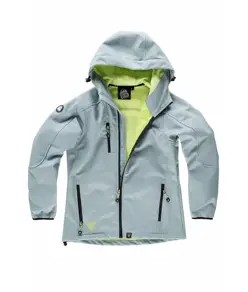 Softshell donna con cappuccio e zip intera Workteam