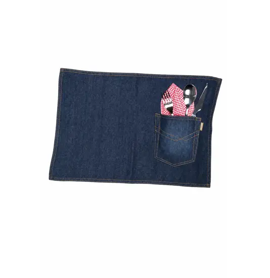 Tovaglia colazione tessuto denim pack 4 pezzi Workteam