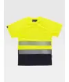 T-shirt alta visibilita micropique bicolore Workteam