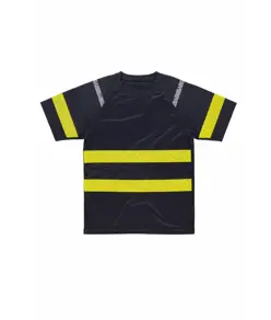 T-shirt alta visibilita micropique bicolore Workteam