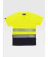 T-shirt alta visibilita micropique bicolore Workteam