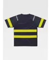 T-shirt alta visibilita micropique bicolore Workteam