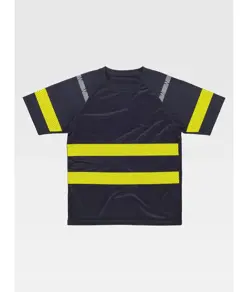 T-shirt alta visibilita micropique bicolore Workteam