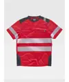 T-shirt bande rifrangenti discontinue Workteam