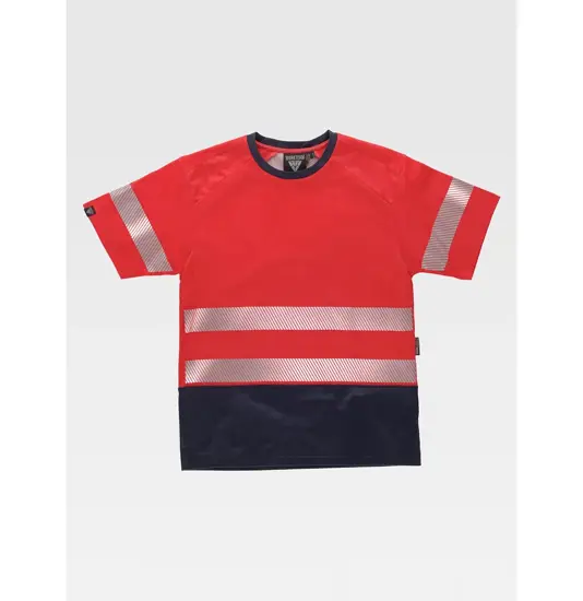 T-shirt bicolore alta visibilita Workteam