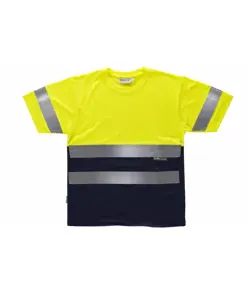 T-shirt combinata alta visibilità Workteam