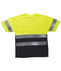 T-shirt combinata alta visibilità Workteam