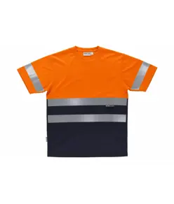 T-shirt combinata alta visibilità Workteam