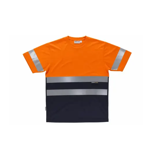 T-shirt combinata alta visibilità Workteam