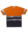 T-shirt combinata alta visibilità Workteam