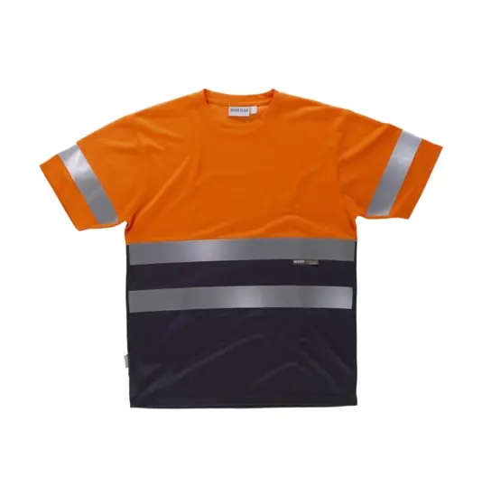 T-shirt combinata alta visibilità Workteam