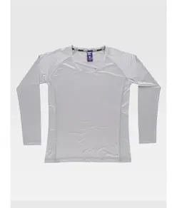 T-shirt donna manica lunga tecnica Workteam