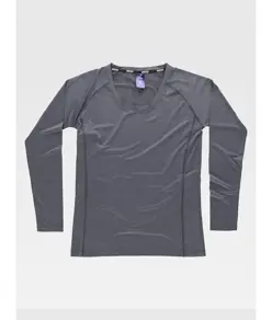 T-shirt donna manica lunga tecnica Workteam