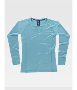 T-shirt donna manica lunga tecnica Workteam