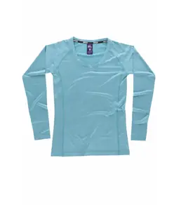 T-shirt donna manica lunga tecnica Workteam