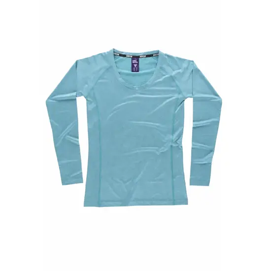 T-shirt donna manica lunga tecnica Workteam