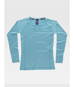 T-shirt donna manica lunga tecnica Workteam