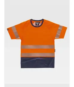 T-shirt manica corta alta visibilita Workteam