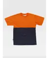 T-shirt manica corta alta visibilita Workteam