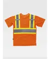T-shirt manica corta alta visibilita classe 2 Workteam