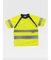 T-shirt manica corta alta visibilita classe 2 Workteam