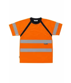 T-shirt manica corta alta visibilita classe 2 Workteam