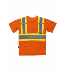 T-shirt manica corta alta visibilita classe 2 Workteam