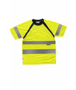 T-shirt manica corta alta visibilita classe 2 Workteam