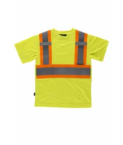 T-shirt manica corta alta visibilita classe 2 Workteam