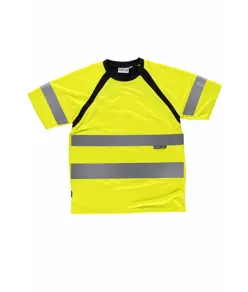 T-shirt manica corta alta visibilita classe 2 Workteam