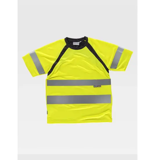 T-shirt manica corta alta visibilita classe 2 Workteam